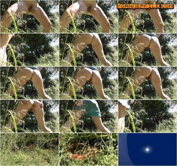 Scat Porn: AA am Bach - Outdoor Shitting - Solo (Scat) 1080p