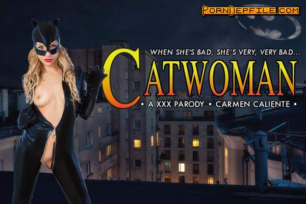 vrcosplayx: Carmen Caliente - Catwoman XXX (Blowjob, Latina, POV, VR) 1920p