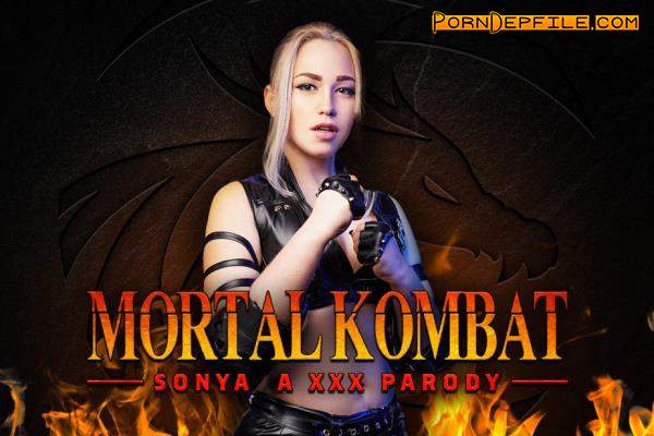 vrcosplayx: Selvaggia Babe - Mortal Kombat: Sonya A XXX Parody (Blowjob, POV, Blonde, VR) (Samsung Gear VR) 1440p