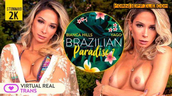 VirtualRealTrans: Bianca Hills - Brazilian Paradise I (Transsexual, VR, SideBySide, Smartphone) (Smartphone, Mobile) 1440p