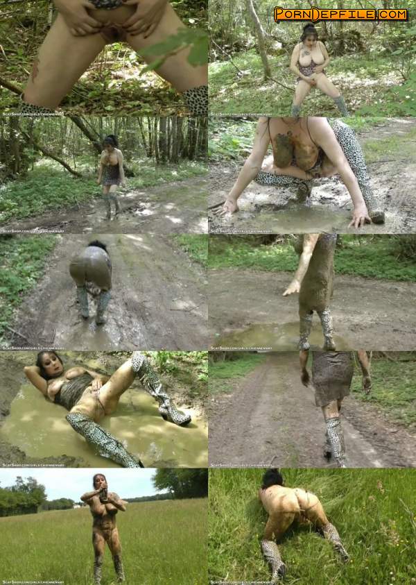 ScatShop: Chienne Mary - Scat slut - Outdoor game in shit and mud (Scat) 720p