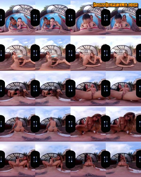 badoinkvr: Canela Skin, Baby Nicols - Sharing is Caring (Threesome, VR, SideBySide, Oculus) (Oculus Rift, Vive) 1920p
