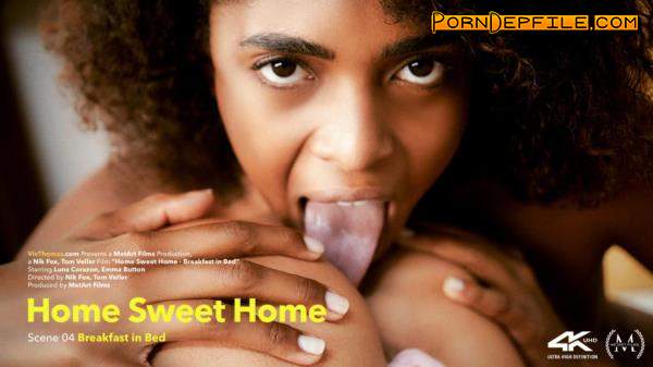 VivThomas, MetArt: Emma Button, Luna Corazon - Home Sweet Home Episode 4 - Breakfast In Bed (HD Porn, FullHD, Interracial, Lesbian) 1080p