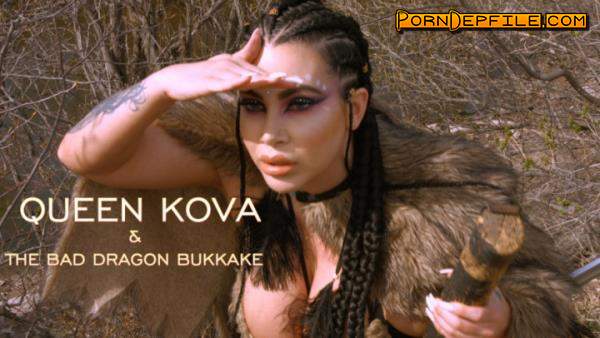 ManyVids: Korina Kova - Queen Kova & the Bad Dragon Bukkake (Solo, Big Tits, Milf, Bukkake) 1080p