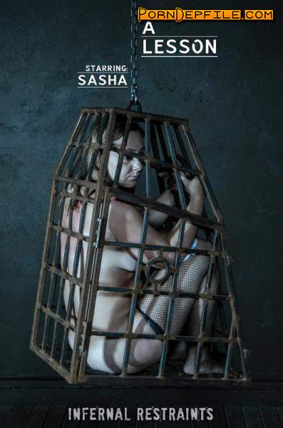 InfernalRestraints: Sasha - A Lesson (BDSM, Bondage, Spanking, Torture) 720p
