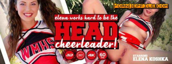 LethalHardcoreVR: Elena Koshka - Elena Works Hard to Become the Head Cheerleader (Cumshot, VR, SideBySide, Oculus) (Oculus Rift, Vive) 2048p