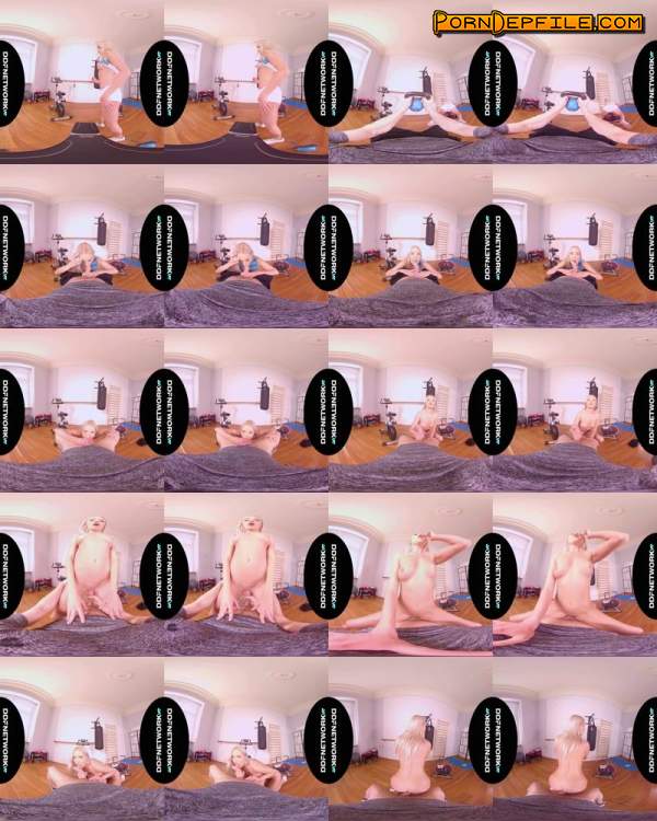 DDFNetworkVR: Angelika Grays - Sexercise with Angelika (Blonde, VR, SideBySide, Oculus) (Oculus Rift, Vive) 1920p