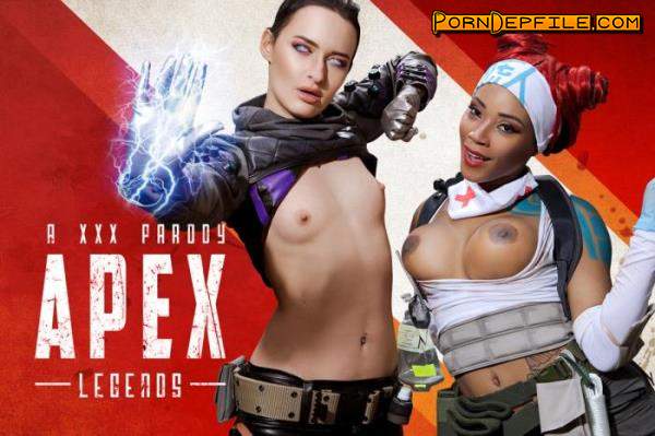 VRcosplayx: Sasha Sparrow, Kiki Minaj - Apex Legends A XXX Parody in 4K (Threesome, VR, SideBySide, Oculus) (Oculus Rift, Vive) 1920p