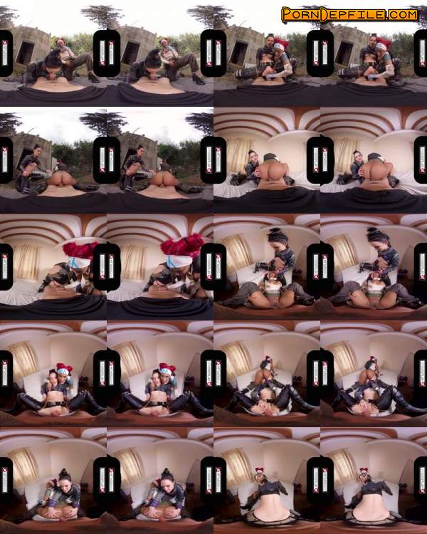 VRcosplayx: Sasha Sparrow, Kiki Minaj - Apex Legends A XXX Parody in 5K (Threesome, VR, SideBySide, Oculus) (Oculus Rift, Vive) 2700p