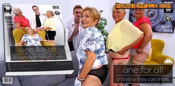 Mature.nl: Babet (59), Ilya (68), Marina T. (73) - One lucky toy boy getting fucked by three horny mature ladies (Masturbation, Teen, Mature, Group Sex) 1080p