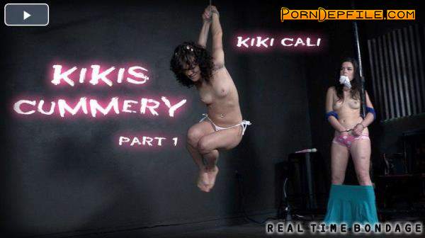 RealTimeBondage: Kiki Cali - Kiki's Cumery Part 1 - Thrills and chills for Kiki! (BDSM, Bondage, Torture, Humiliation) 720p