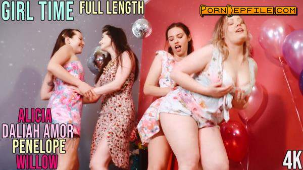 GirlsOutWest: Alicia, Daliah, Penelope, Willow - Girl Time (FullHD, Oral, Lesbian, Anal) 1080p