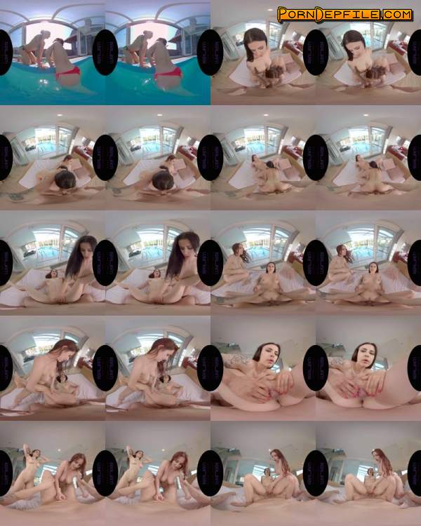 RealJamVR: Antonia Sainz, Billie Star - Threesome Pool (Threesome, VR, SideBySide, Oculus) (Oculus Rift, Vive) 2700p