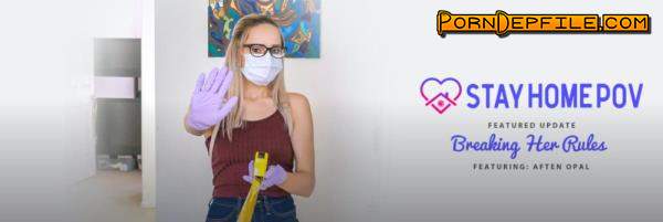 StayHomePOV, TeamSkeet: Aften Opal - Breaking Her Rules (Facial, Doggystyle, POV, Amateur) 480p
