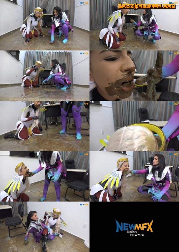 NewMFX: Nicole, Saori Kido - Overwatch special: Sombra punishes Mercy! (Scat) 1080p