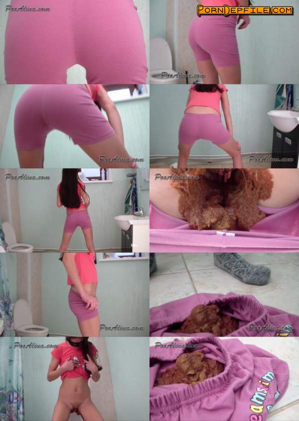 PooAlina: Poo Alina - Very smelly diarrhea in tight shorts. Powerful farting! (Scat) 720p