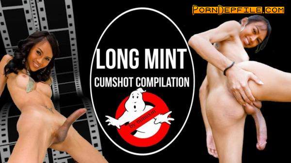 Compilation: Long Mint - Cumshot compilation by minuxin (FullHD, Cumshot, Transsexual, Shemale) 1080p
