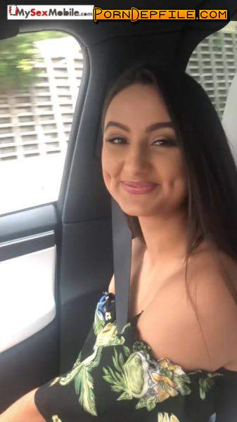MySexMobile: Eliza Ibarra - Blowjob In The Car In The Streets Of Los Angeles (Hardcore, Blowjob, Cumshot, Brunette) 1080p