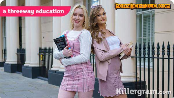 CollegeBabesExposed, Killergram: Lana Harding, Honour May - A Threeway Education (Hardcore, Blowjob, Natural Tits, Blonde) 1080p