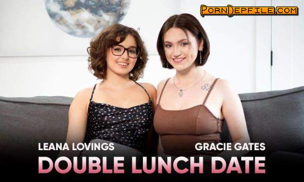 SLR Originals, SexLikeReal: Leana Lovings, Gracie Gates - Double Lunch Date (Threesome, VR, SideBySide, Oculus) (Oculus Rift, Vive) 2900p