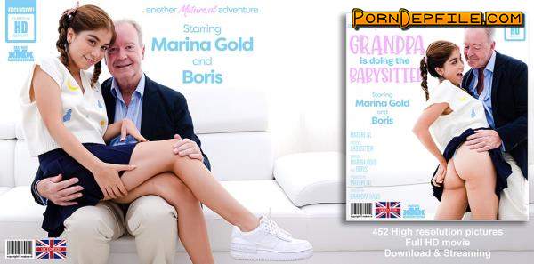 Mature.nl: Boris B (60), Marina Gold (19) - Grandpa is doing the 19 year old babysitter (Facial, Teen, Mature, Incest) 1060p
