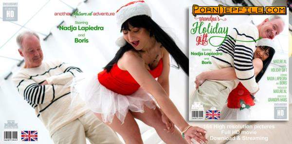 Mature.nl: Boris B (60), Nadja Lapiedra (22) - Grandpa's wet, horny and young holiday gift is ready for him (Facial, Teen, Mature, Incest) 1080p