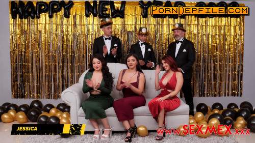SexMex: Jessica Sodi, Malena Doll, Diann Ornelas - Malena Doll - Diann Ornelas - New year's eve orgy (Brunette, Big Ass, Big Tits, Group Sex) 2160p