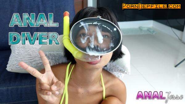 AnalJesse, ManyVids: Anal Jesse - Anal Diver Gets Her Asian Ass Stretched (Asian, Amateur, Teen, Anal) 1080p