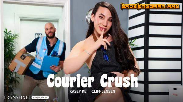 Transfixed, AdultTime: Cliff Jensen, Kasey Kei - Courier Crush (Hardcore, Anal, Transsexual, Shemale) 1080p