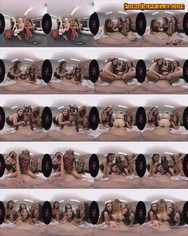 VirtualRealPorn: Alessa Savage, Baby Nicols, Eveline Dellai, Karolina Star, Katrin Tequila, Misha Cross - 12 Girls of Christmas: Black Team (Anal, VR, SideBySide, Oculus) (Oculus) 2700p