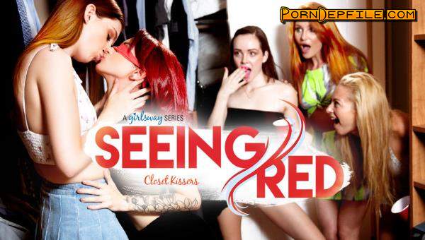 GirlsWay: Maya Kendrick, Lacy Lennon, Lola Fae - Seeing Red: Closet Kissers (Teen, Lesbian, Threesome, Incest) 1080p