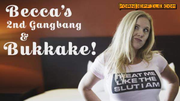TexasBukkake, ManyVids: Milf Becca - Milf Becca's 2nd Gangbang & Bukkake (Facial, Big Tits, GangBang, Bukkake) 720p