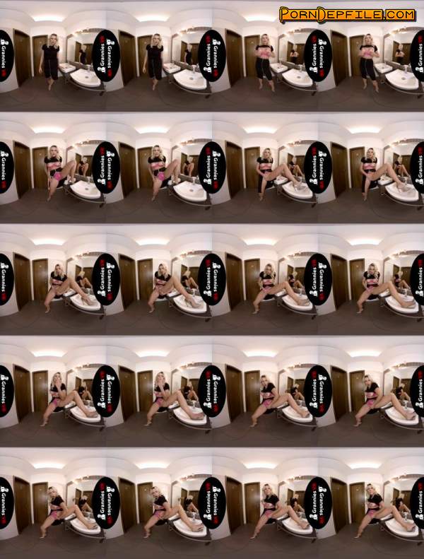 GranniesVR: Brittany Bardot - Masturbates in Restroom (Mature, VR, SideBySide, Gear VR) (Samsung Gear VR) 2160p
