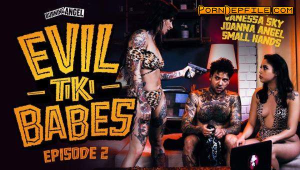BurningAngel: Joanna Angel, Vanessa Sky - Evil Tiki Babes Episode 2 (Tattoo, Latina, Deep Throat, Threesome) 544p