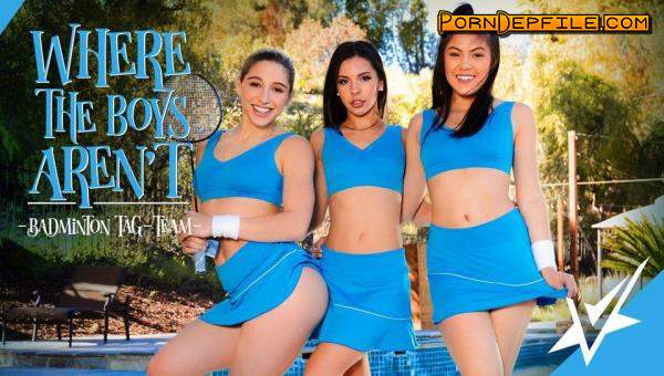 Vivid: Abella Danger, Milana Ricci, Kendra Spade - Badminton Tag-Team (Blonde, Teen, Lesbian, Threesome) 544p