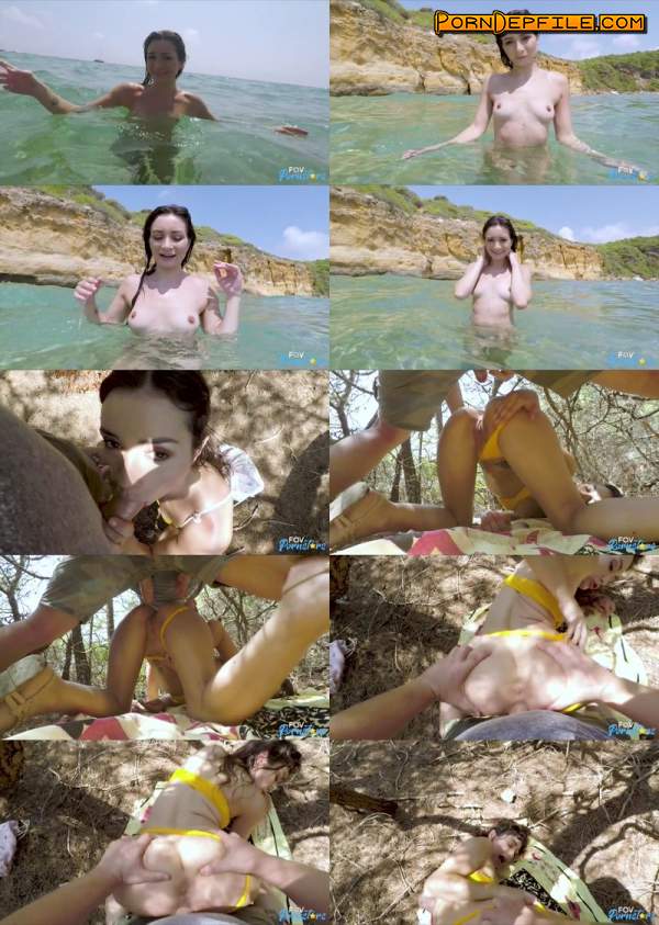 Povpornstars: Valentina Bianco - Sex On The Beach (Cumshot, Brunette, POV, Milf) 720p
