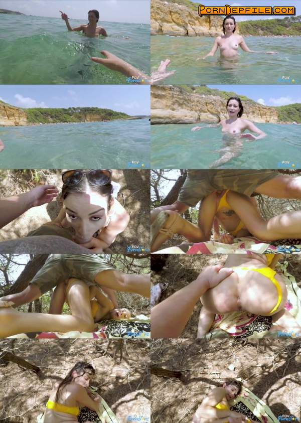 Povpornstars: Valentina Bianco - Sex On The Beach (Cumshot, Brunette, POV, Milf) 1080p