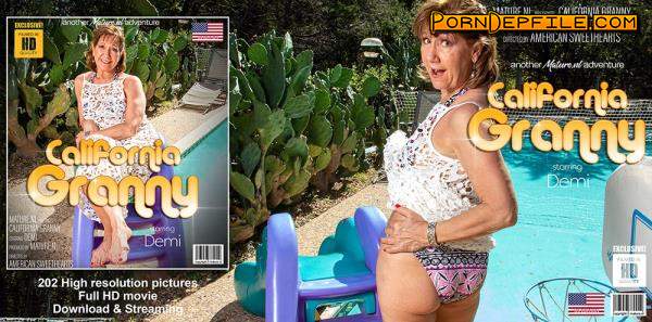 Mature.nl: Demi (61) - Californian Granny Demi loves getting hot in the sun (Toys, Masturbation, Solo, Mature) 1080p