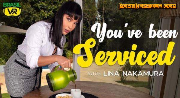 BrasilVR: Lina Nakamura - You've Been Serviced (Interracial, VR, SideBySide, Oculus) (Oculus Rift, Vive) 3456p