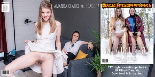 Mature.nl: Amanda Clarke (22), Isadora (47) - These old and young lesbian stepmother and daughter find out they both love a hairy pussy (Russian, Teen, Mature, Lesbian) 1080p