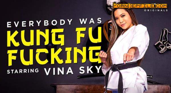 POVR Originals: Vina Sky - Everybody Was Kung Fu Fucking (Interracial, VR, SideBySide, Oculus) (Oculus Rift, Vive) 3600p