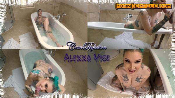 CumPerfection: Alexxa Vice - Bathtime Facial (FullHD, Blowjob, Facial, Big Tits) 1080p