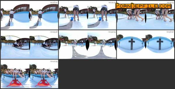 Nanako Miyamura, Hinata Seno, Rika Mochida, Mika Tsukushi, Ririka Kojima - Panty-Shots While Scrubbing the Pool Deck (SideBySide, Gear VR, Oculus, JAV VR) (Oculus Rift, Vive, Samsung Gear VR) 1920p