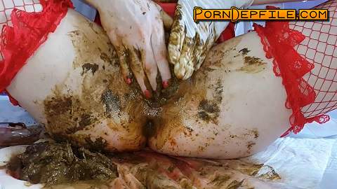 ScatShop: AnnaCoprofield - Period, speculum and filled pussy (Pissing, Fisting, Big shit, Scat) 1080p