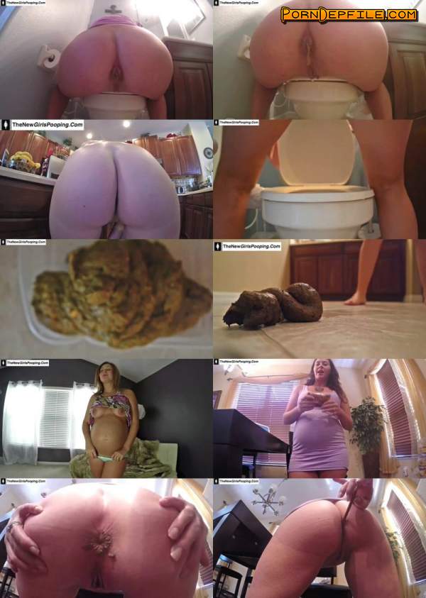 TheNewGirlsPooping: Poo Alexa - Alexa Pregnant (Pissing, Big shit, Pooping, Scat) 720p