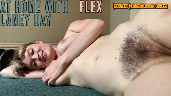 GirlsOutWest: Laney Day - At Home With: Flex (Hairy, Dildo, Solo, Amateur) 1080p