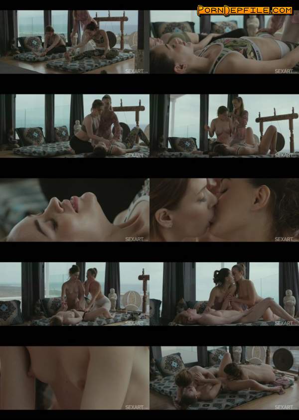 SexArt, MetArt: Marie Berger, Mary Rock, Sata Jones - Retreat (FullHD, Russian, Lesbian, Threesome) 1080p