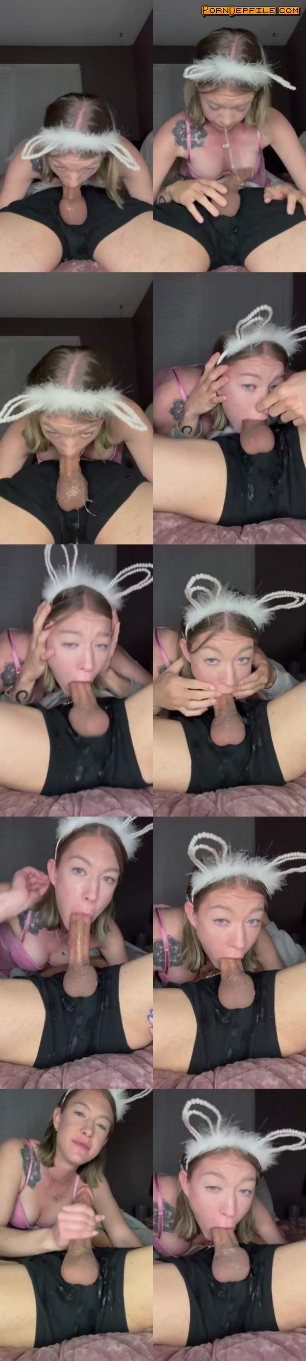 Pornhub, LakinDayXO: Bunny Rabbit Cosplay Slut Gets Face Fucked Balls Deep By Big Cock + Sloppy Throatpie! (Handjob, Deep Throat, Asian, Amateur) 720p