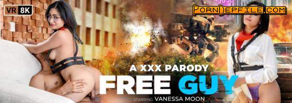 VRConk: Vanessa Moon - Free Guy - A XXX Parody (Brunette, VR, SideBySide, Oculus) (Oculus Rift, Vive) 3840p