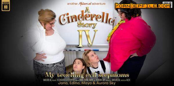 Mature.nl: Aurora Sky (25), Edina (54), Jana (60), Maya (24) - The evil stepmoms are back and now they are the kinkiest teachers young Maya and her friend Aurora S (Teen, Mature, Group Sex, Lesbian) 1080p